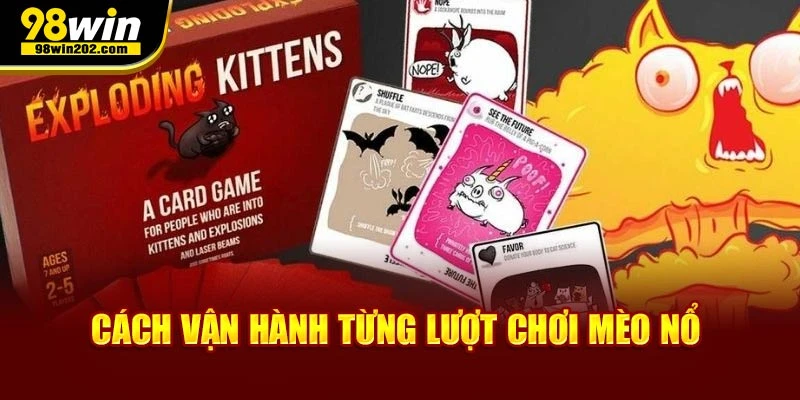 Cách vận hành từng lượt chơi Mèo Nổ