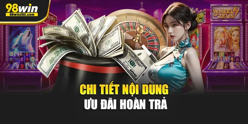 Chi tiết nội dung ưu đãi hoàn trả