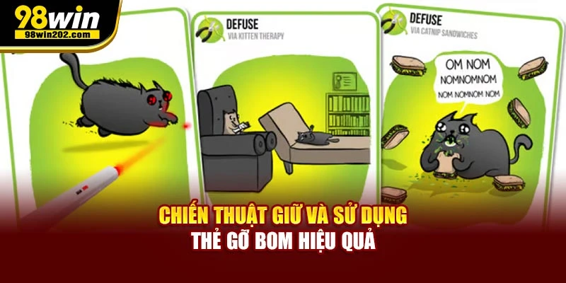 Chiến thuật giữ và sử dụng thẻ Gỡ bom hiệu quả