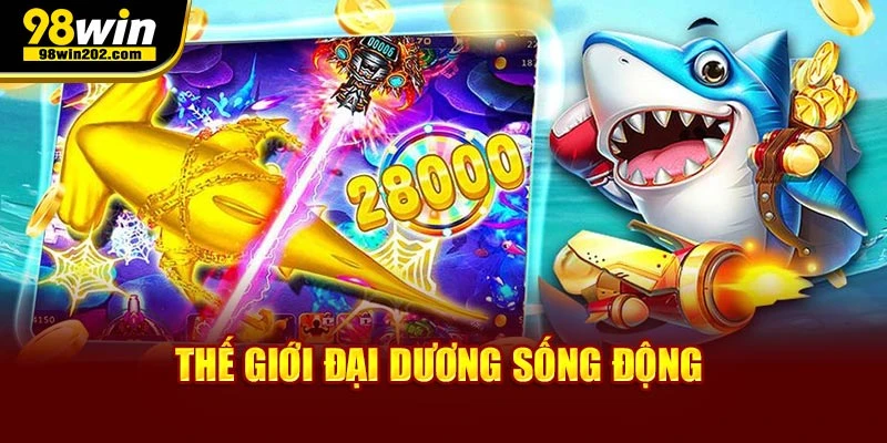 Thế giới đại dương sống động tại bắn cá H5