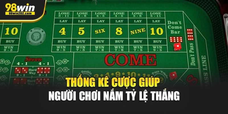 Thống kê cược giúp người chơi nắm tỷ lệ thắng